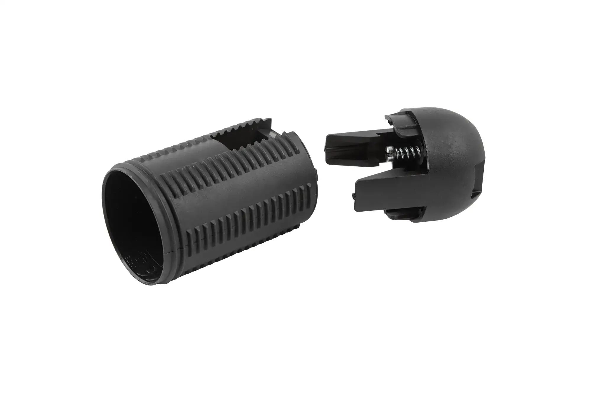 Objímka plastová E14, typ: 60 (T180+105/ASFV) - černá, s vnějším závitem