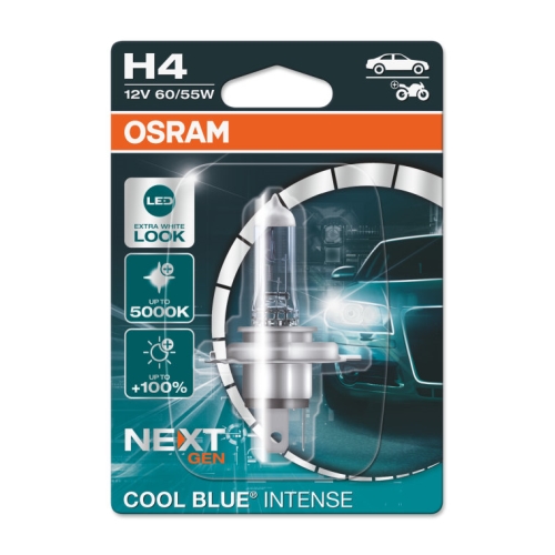 OSRAM autožárovka  H4 COOL BLUE INTENSE.NG 64193CBN 60/55W 12V P43t blistr