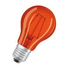 OSRAM LED STAR.Decor bulb A60 2.5W/15W E27 160lm oranžova 15Y NonDim