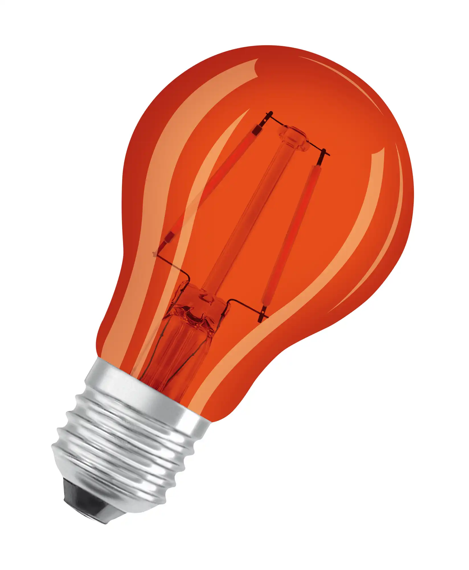 OSRAM LED STAR.Decor bulb A60 2.5W/15W E27 160lm oranžova 15Y NonDim