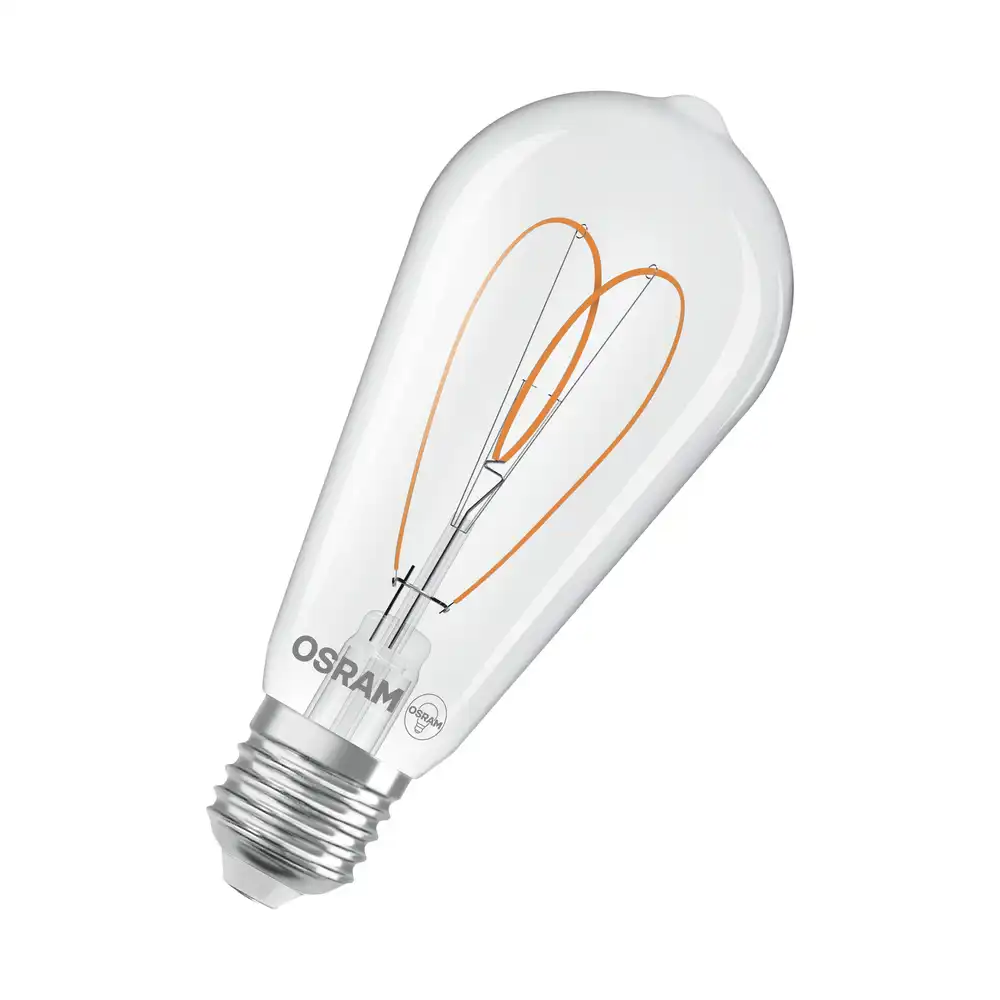 OSRAM LED.žárovka ST64 E27 7.2W/60W 806lm/927 15Y Dim;