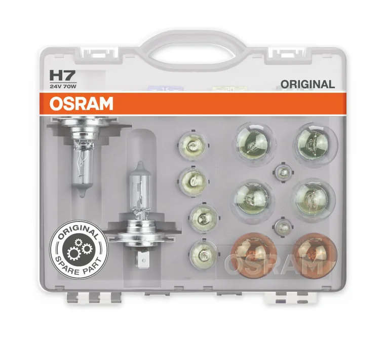 OSRAM sada náhradních autožár.CLK H7 24V
