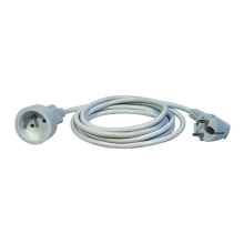 P0111 NFL-001 (E0111) Prodlužovací kabel bílý spojka 1,5m, Emos