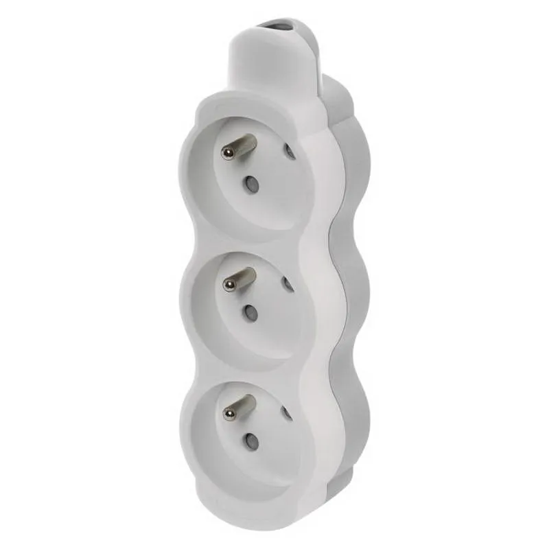 P0300N Zásuvka samostatná 3, bílá, Emos