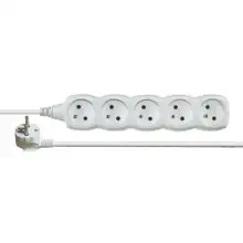 P0510 HE0510 (E0510) Prodlužovací kabel bílý 5 zásuvek 10m, Emos