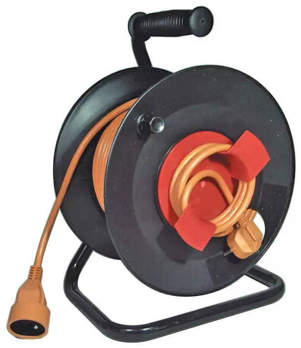 P19125 PVC Prodlužovací kabel na bubnu - spojka, 25m, 1,5, mm2, Emos