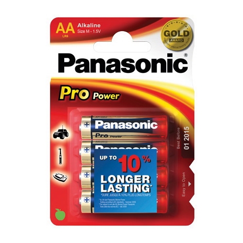 PANASONIC AA ProPower baterie tužková  LR06 4 kusy