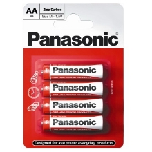 PANASONIC AA Red Zinc baterie tužková ; R06