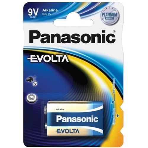 PANASONIC baterie alkalická EVOLTA 9V/6LR61 ;BL1