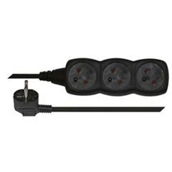 PC0313 HE0313 Prodlužovací kabel černý 3 zásuvky 3m, Emos
