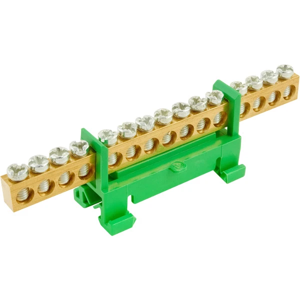 PE 15 Můstek zemnící - zelený, Eleman