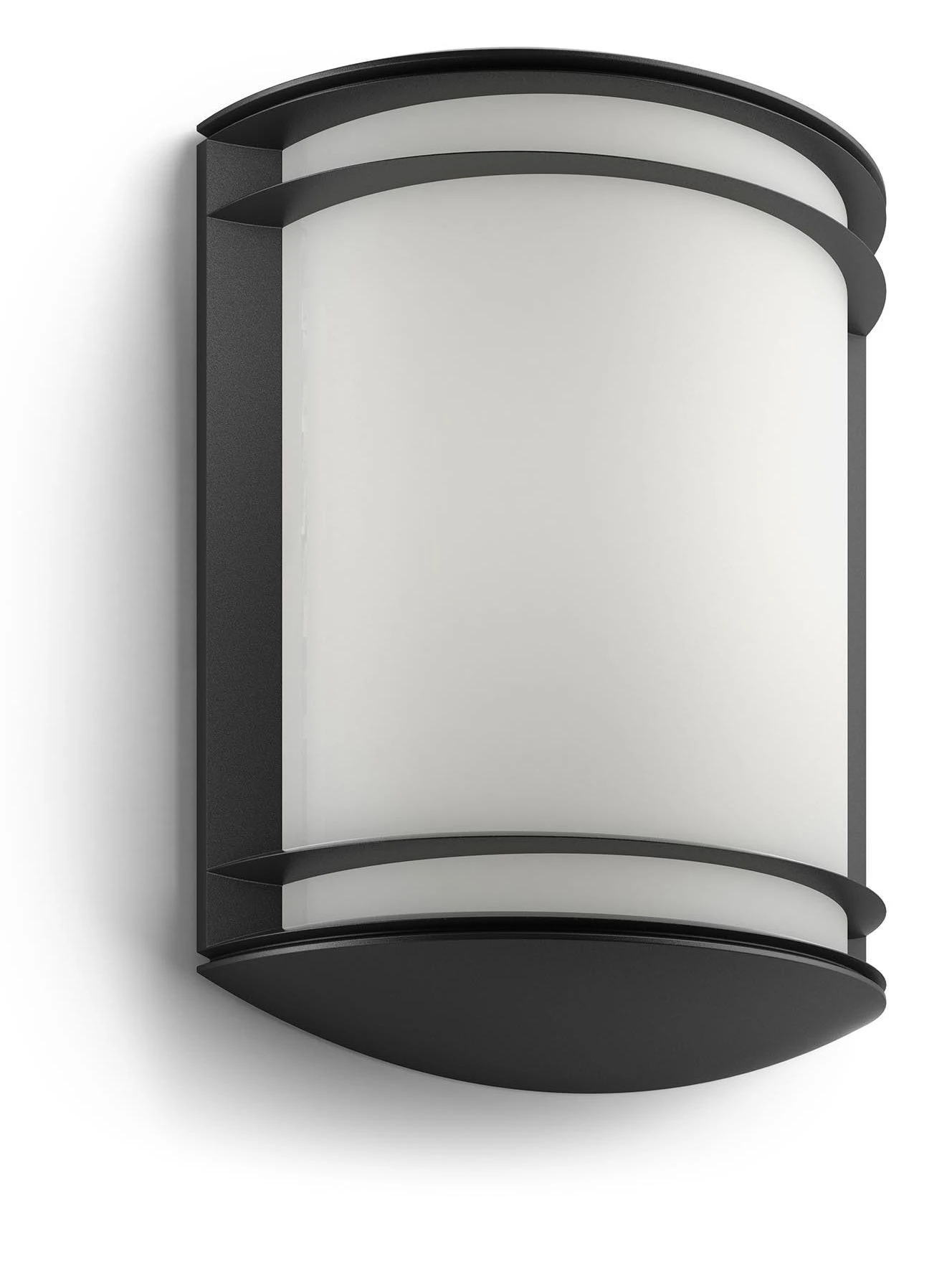 PHILIPS Antelope 4000K wall lantern black 1x6W