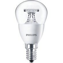 PHILIPS E14 5.5W 4000K 470lm náhrada 40W; LED kapková žárovka P45 cira