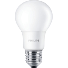 PHILIPS E27 11W 2700K 1055lm náhrada 75W; LED žárovka A60 Dim