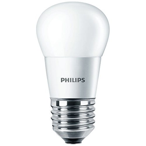 PHILIPS E27 4W 2700K 250lm náhrada 25W; LED kapková žárovka P45 opál