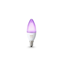 PHILIPS HUE LED žárovka B39 6.5W 2200-6500K/RGB Dim 25Y PHILIPS HUE LED žárovka B39 6.5W 2200-6500K/RGB Dim 25Y