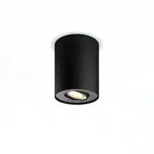PHILIPS HUE svít.přisaz.LED Pillar 1x5W GU10 350lm/822-65/WA IP20 ; černá