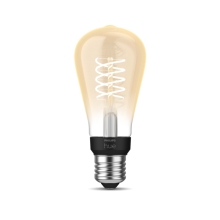 PHILIPS HUE WHITE LED filam.bulb ST64 7W/NIL E27 2100K 550lm Dim