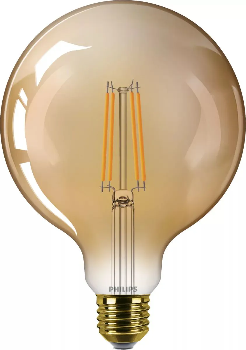 PHILIPS LED bulb.giant G125 E27 7W/40W 470lm/818 15Y NonDim ;amber
