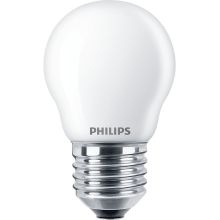 PHILIPS LED CorePro luster P45 4.3W/40W E27 2700K 470lm NonDim 15Y opál