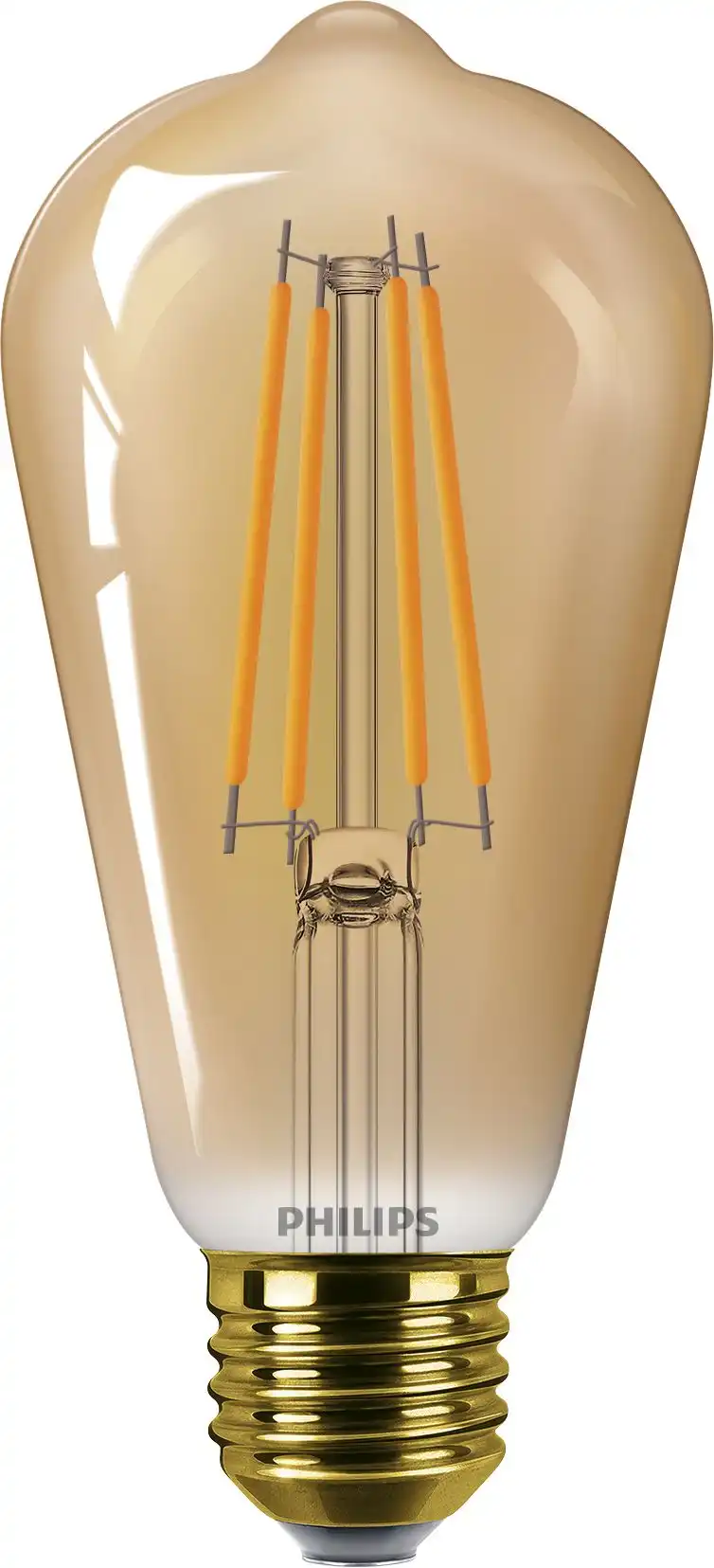 PHILIPS LED filam.bulb ST64 E27 3.1W/25W 250lm/818 15Y NonDim ;jantar