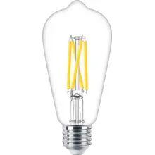 PHILIPS LED filam.bulb ST64 E27 5.9W/60W 806lm/827 15Y Dim ;čirá