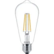 PHILIPS LED filam.bulb ST64 E27 7W/60W 806lm/827 15Y NonDim ;čirá