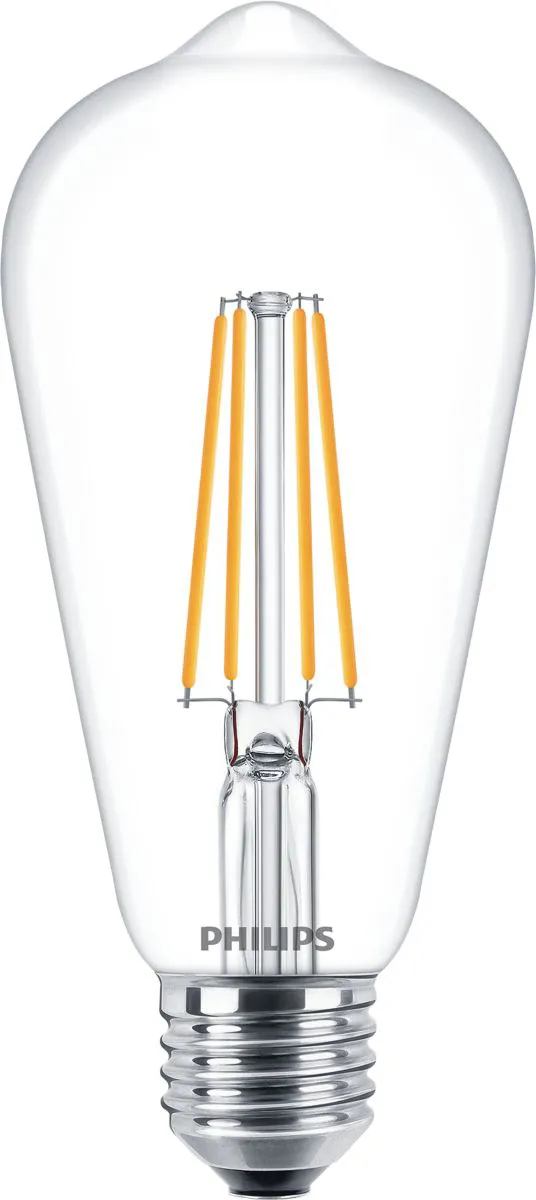 PHILIPS LED filam.bulb ST64 E27 7W/60W 806lm/827 15Y NonDim ;čirá