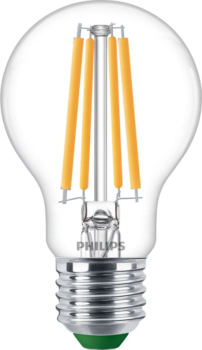 PHILIPS LED filam.bulb UE A60 E27 4W/60W 840lm/827 50Y NonDim ;čirá
