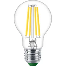 PHILIPS LED filam.bulb UE A60 E27 4W/60W 840lm/840 50Y NonDim ;čirá