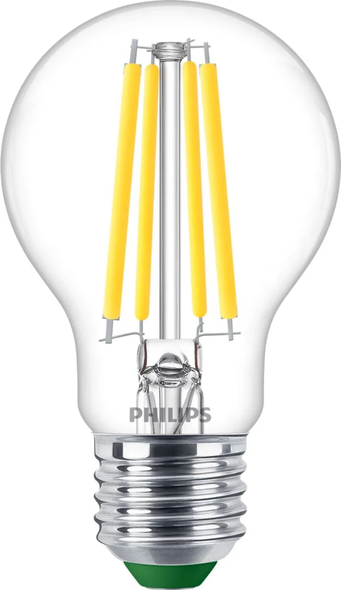 PHILIPS LED filam.bulb UE A60 E27 4W/60W 840lm/840 50Y NonDim ;čirá