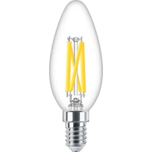 PHILIPS LED filam.candle B35 E14 5.9W/60W 806lm/927 15Y Dim ;čirá
