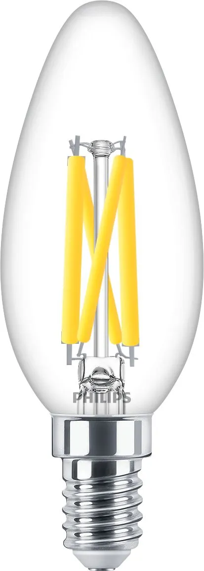 PHILIPS LED filam.candle B35 E14 5.9W/60W 806lm/927 15Y Dim ;čirá