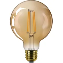 PHILIPS LED filam.globe G95 E27 3.1W/25W 250lm/818 15Y NonDim ;jantar