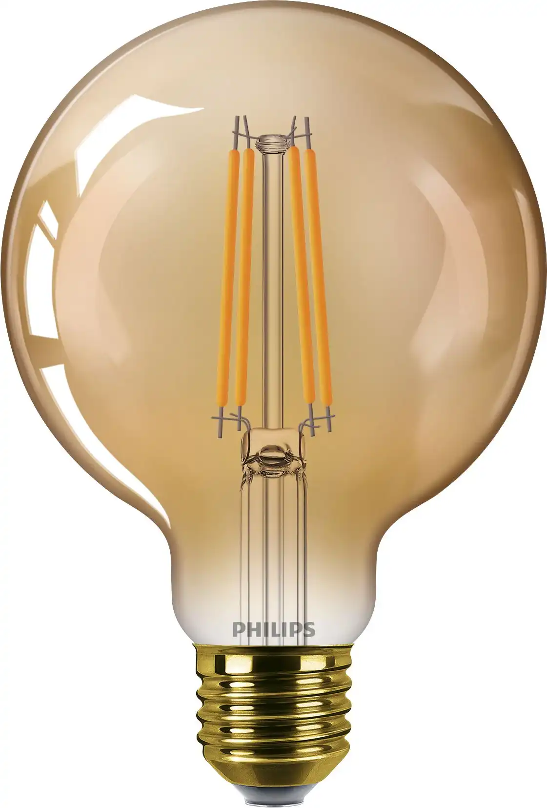 PHILIPS LED filam.globe G95 E27 3.1W/25W 250lm/818 15Y NonDim ;jantar