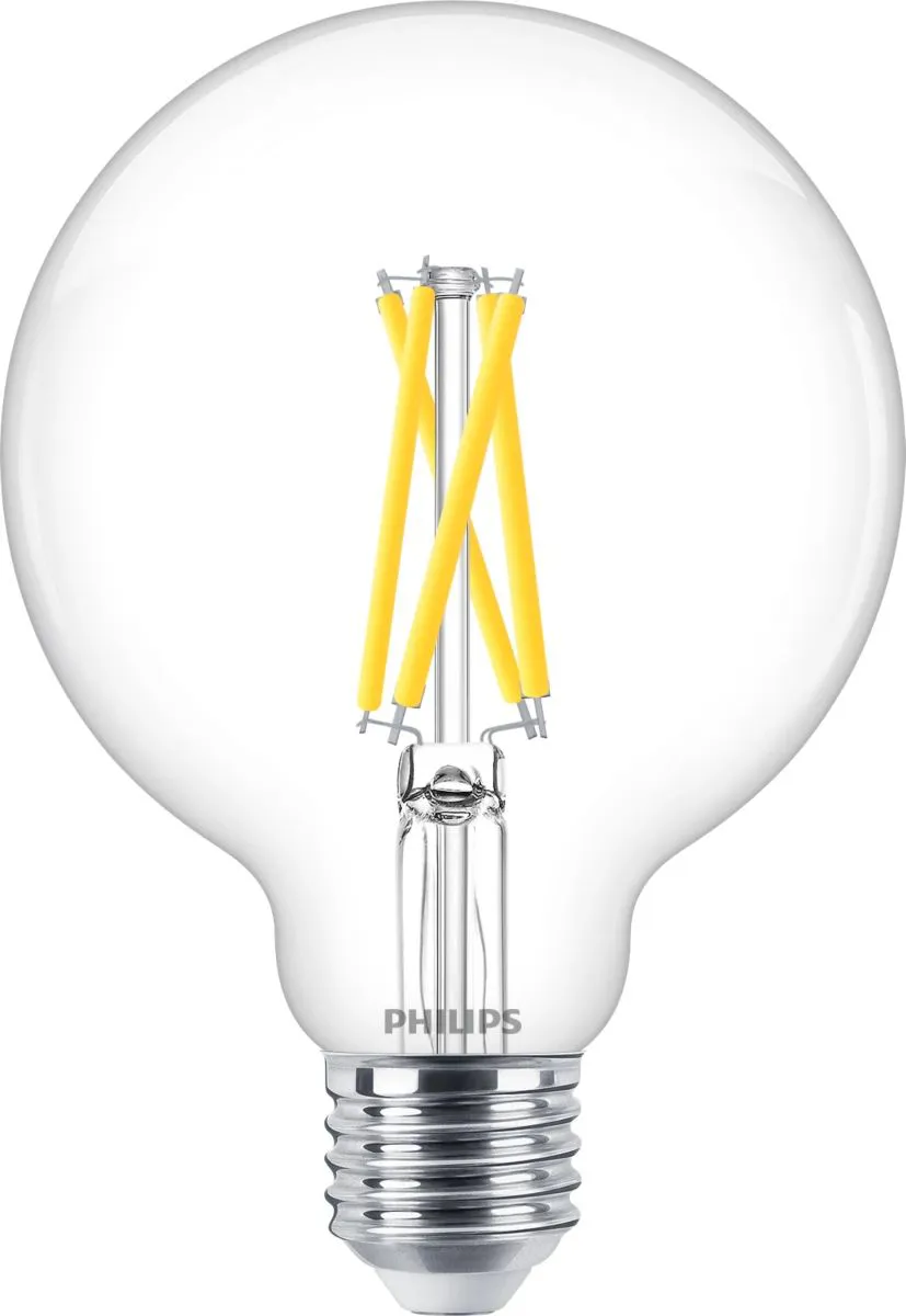 PHILIPS LED filam.globe G95 E27 5.9W/60W 806lm/927 15Y Dim ;