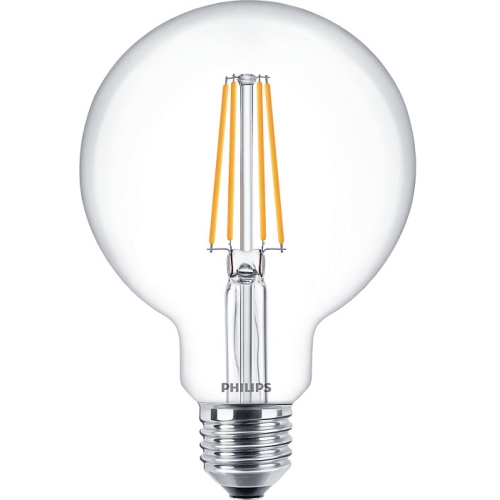 Philips  LED globe filament E27 náhrada za 60W 2700K 7W filament