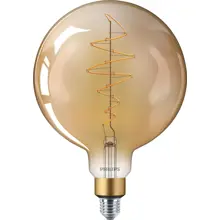 PHILIPS LED globe G200 7W/40W E27 1800K 470lm Dim 15Y amber