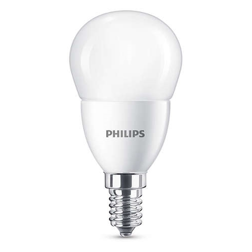 PHILIPS  LED kapka E14 náhrada za 60W 6500K 7W Opál