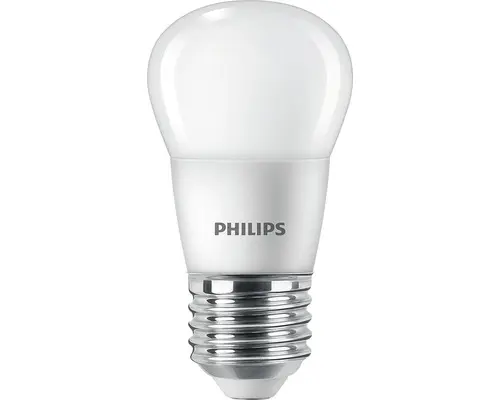 Philips  LED kapka E27 náhrada za 40W 2700K 5W opál