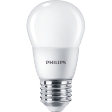 Philips  LED kapka E27 náhrada za 60W 2700K 7W opál