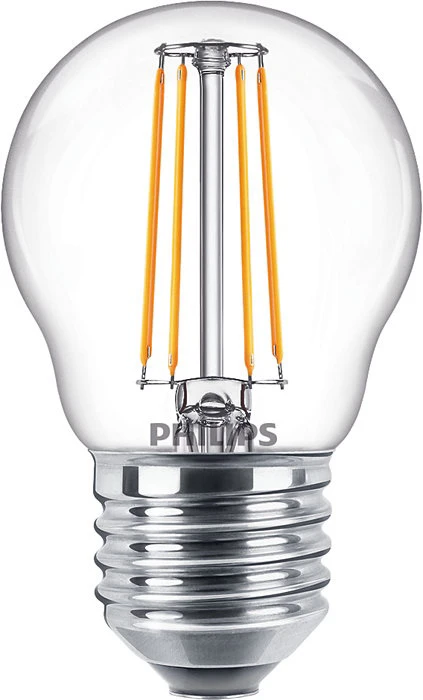 Philips  LED kapka filament E27 náhrada za 40W 2700K 4W filament