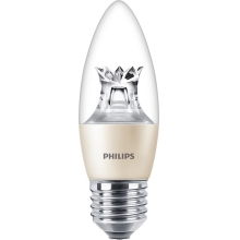 PHILIPS LED MASTER svíčka E27 B38 5.5W náhrada za 40W stmívatlná čirá