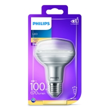 PHILIPS  LED reflektor E27 náhrada za 100W 2700K 8W