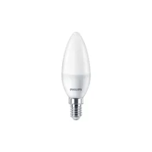 Philips  LED svíčka E14 náhrada za 40W 4000K 5W opál