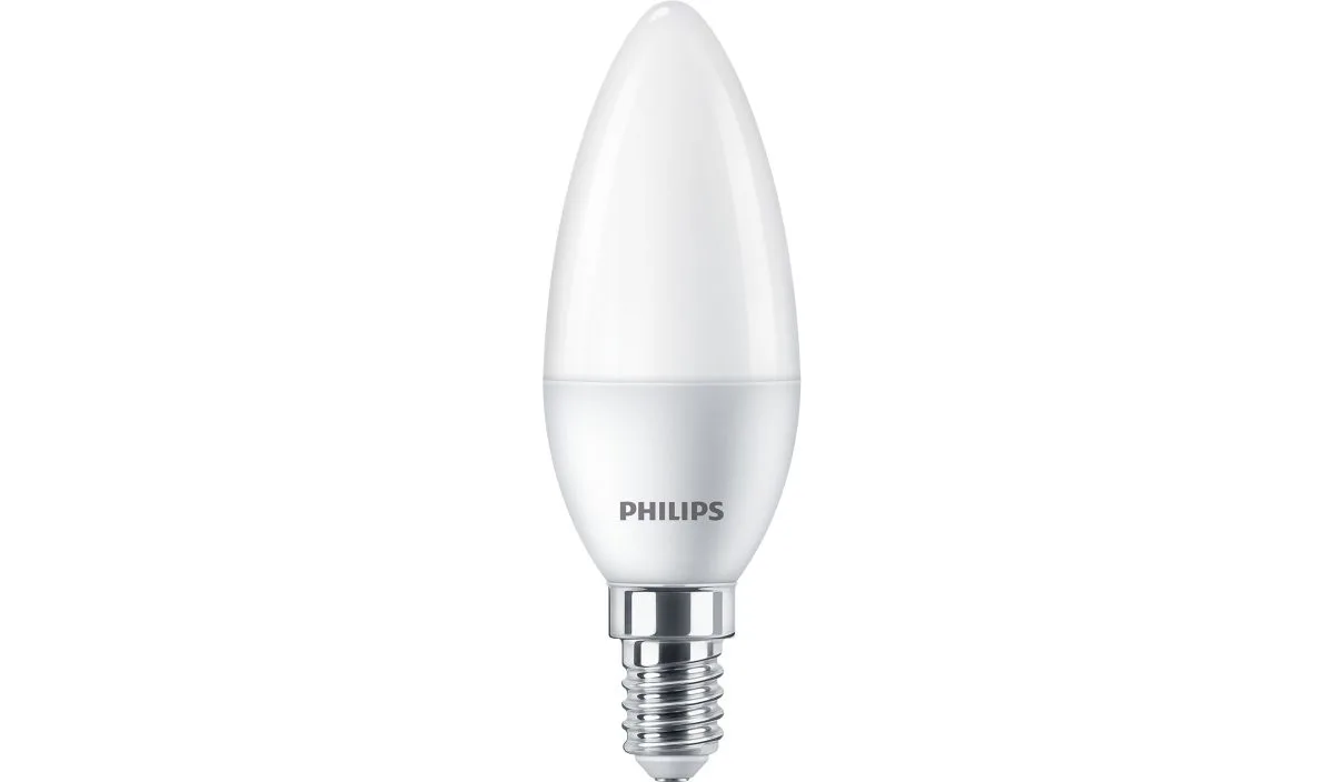 Philips  LED svíčka E14 náhrada za 40W 4000K 5W opál