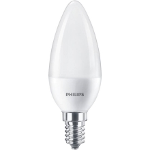 Philips  LED svíčka E14 náhrada za 60W 4000K 7W opál