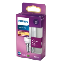 Philips  LED trubková žárovka E14 náhrada za 25W 2700K 3W opál