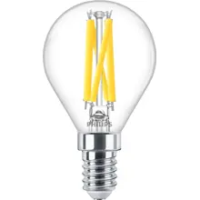 Philips stmívatelná LED kapka filament E14 náhrada za 40W 2700K 3W čirá