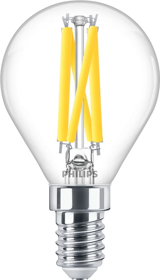 Philips stmívatelná LED kapka filament E14 náhrada za 40W 2700K 3W čirá